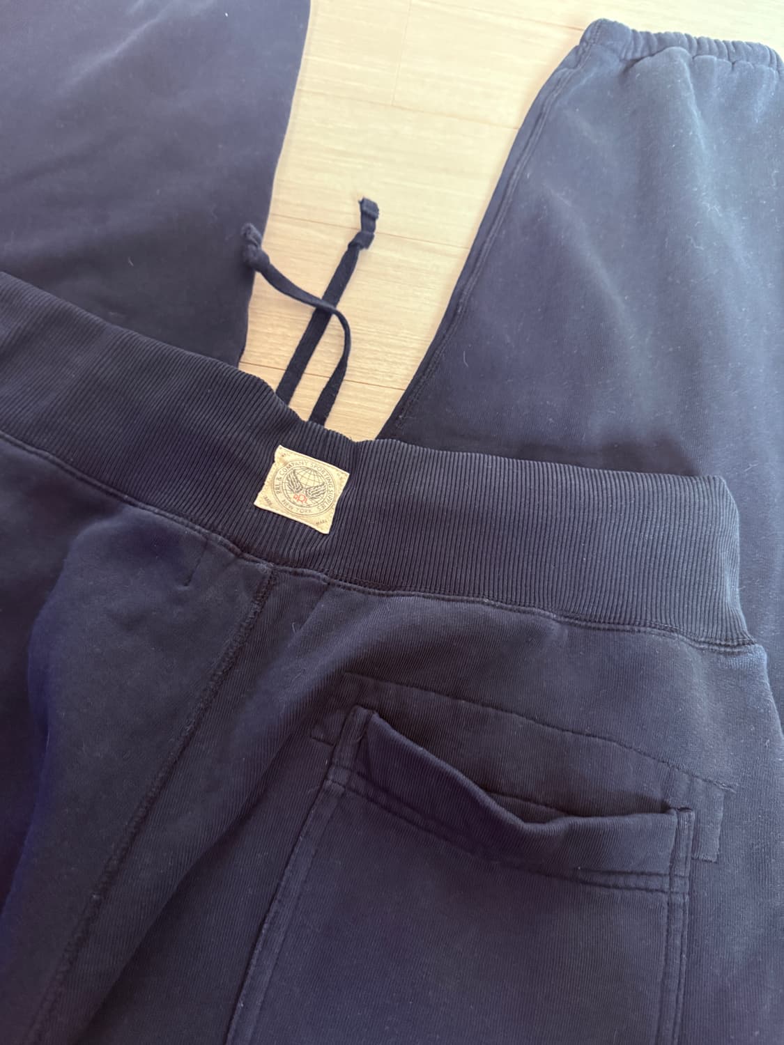 rrl 더블알엘 스웻팬츠 네이비 L 상품이미지4