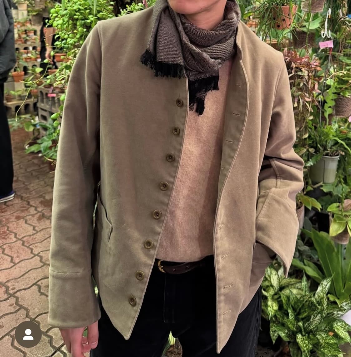 아나토미카 돌먼 자켓 몰스킨 그레이 L 상품이미지5