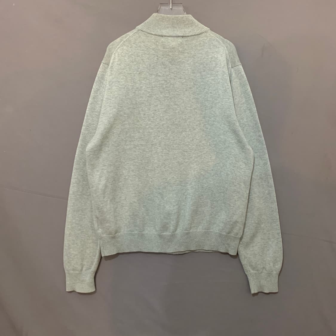 L 브룩스브라더스 수피마 하프 쿼터 반집업 니트 상품이미지2