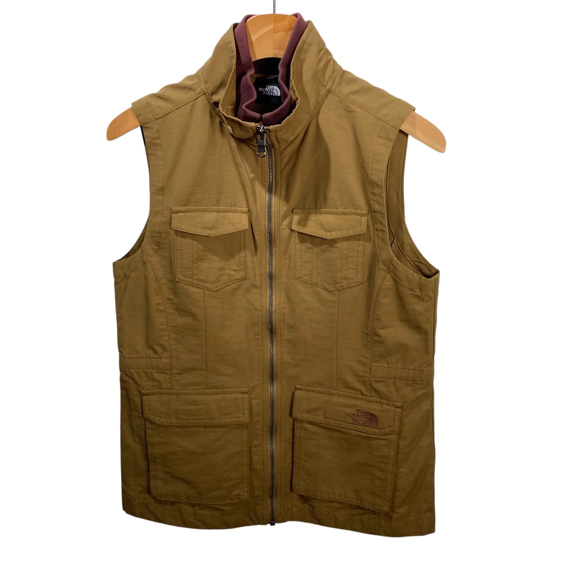 노스페이스 베이지 베스트 집업 상품이미지2