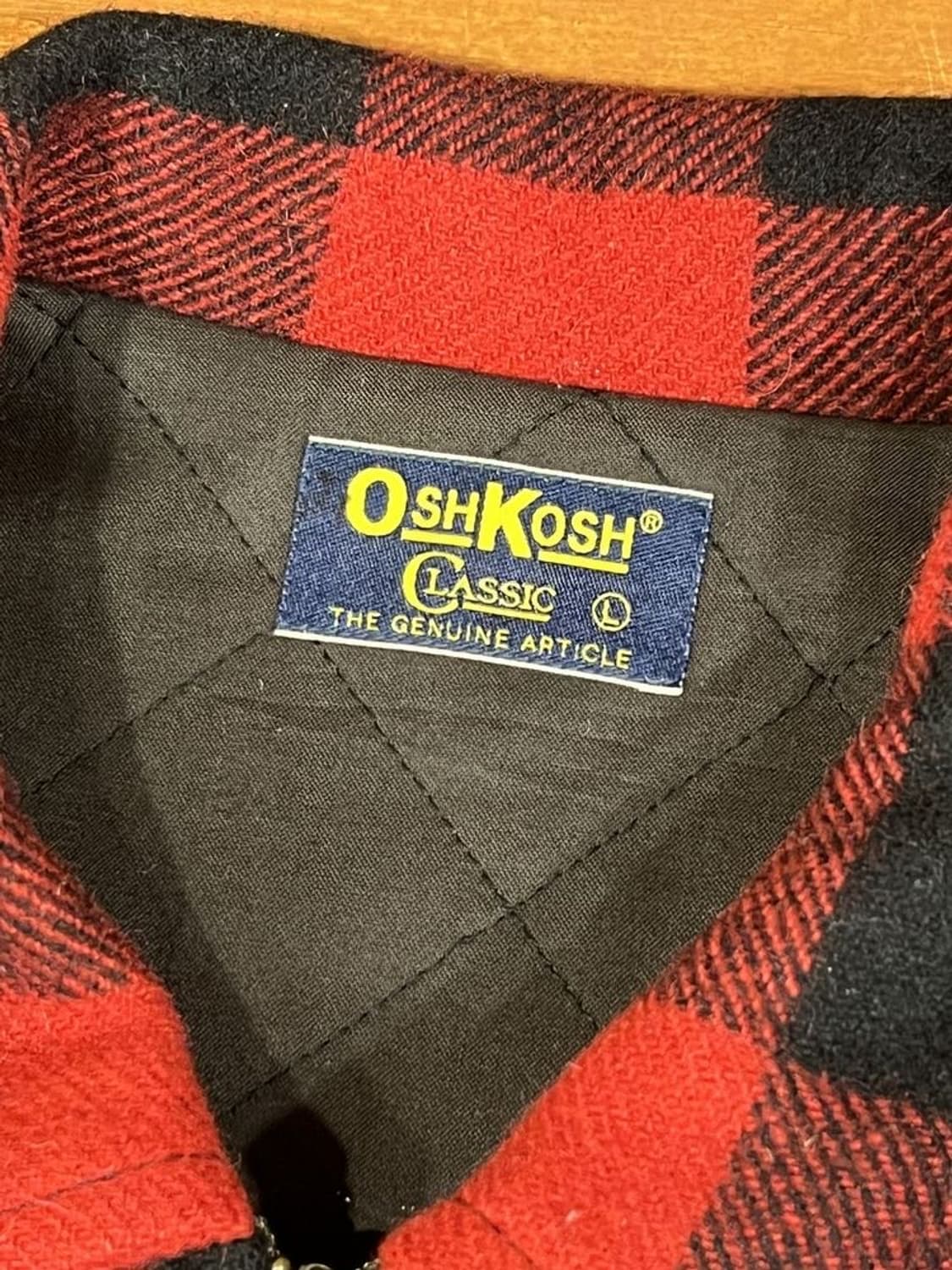 오시코시 버팔로 체크 헌팅자켓 상품이미지10