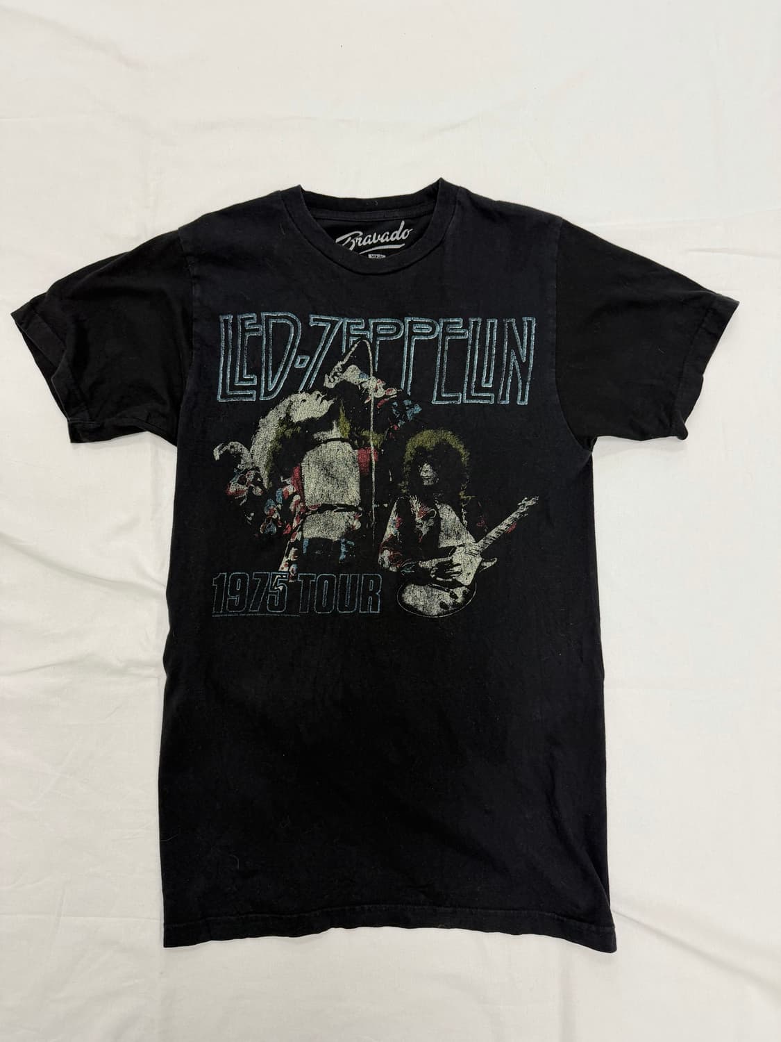 00s Led Zeppelin 1975 투어 반팔 티셔츠 상품이미지1