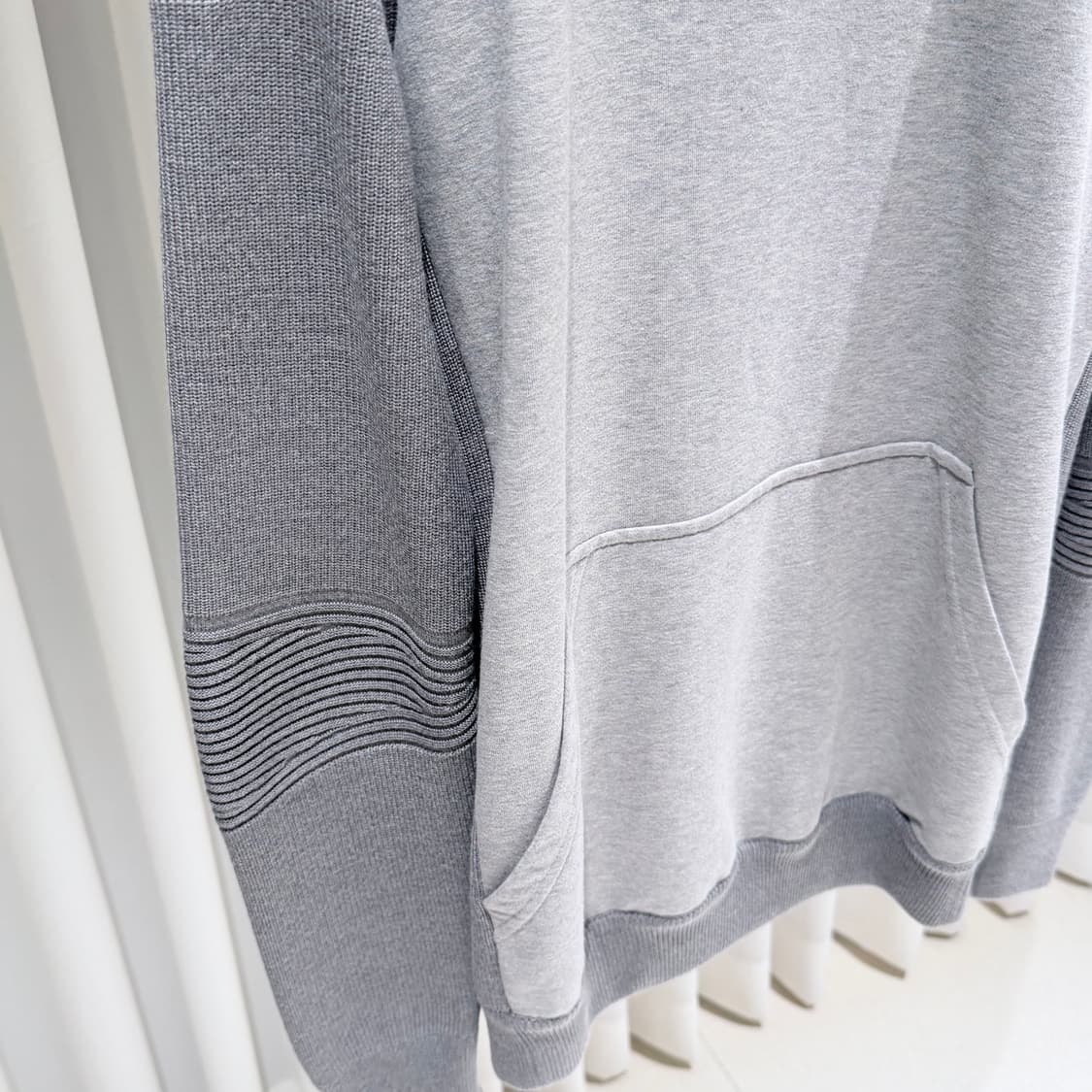 S / 로로피아나 175LP 그레이 코튼 후드티셔츠 상품이미지4