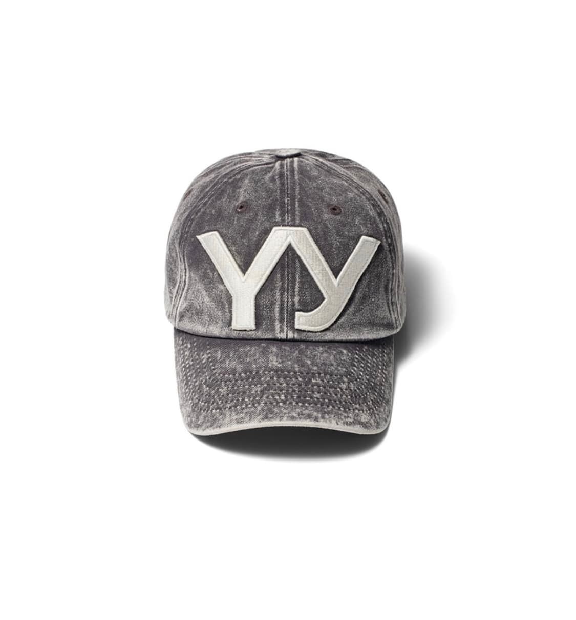 오픈와이와이 로고 피그먼트 차콜 볼캡 상품이미지1