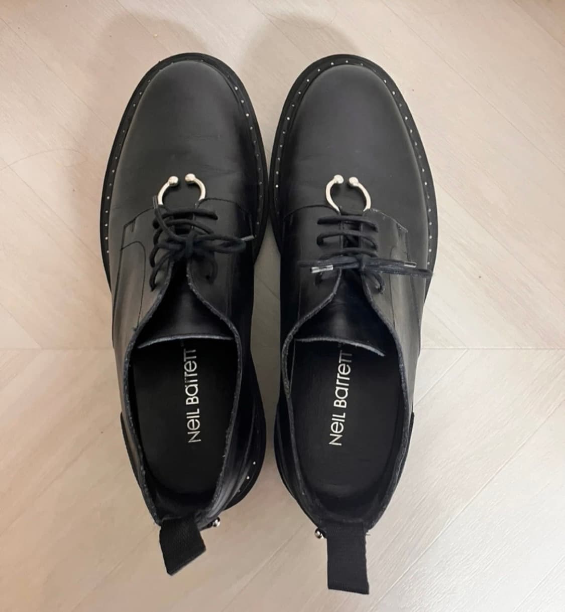 피어싱 탈부착 닐바렛 더비슈즈 42사이즈 275 상품이미지1