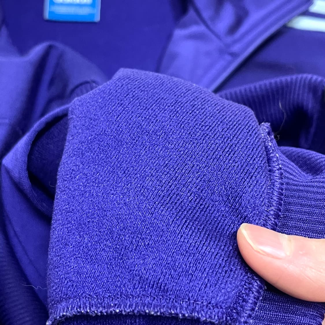 아디다스 오리지날 파이어버드 퍼플 기모 집업 져지 남성95 상품이미지9