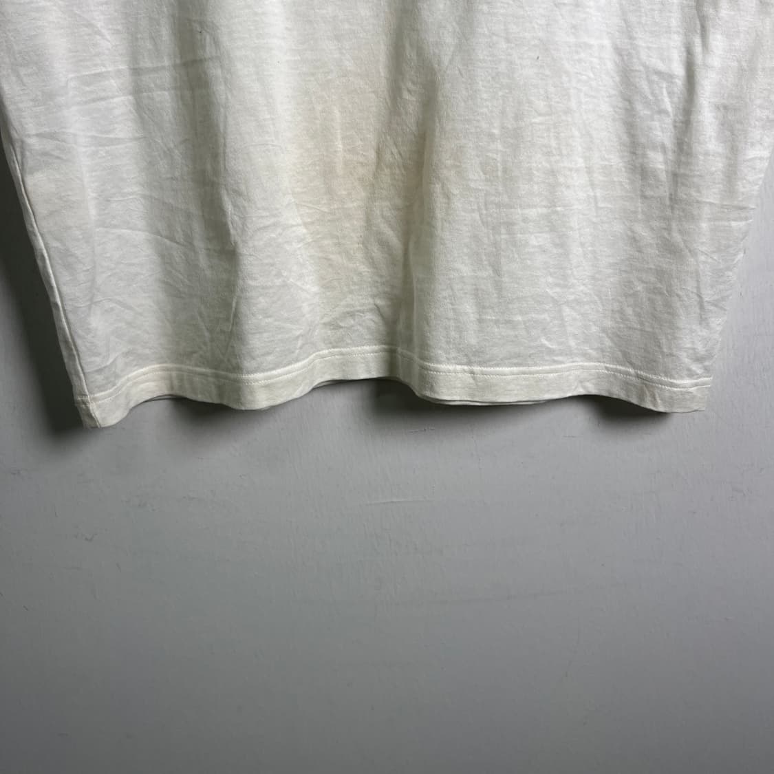 지아니 발렌티노 빈티지 화이트 반팔 티셔츠 M 상품이미지6