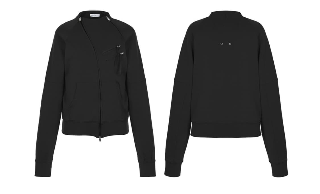 나체 zip detail track jesey black 상품이미지4