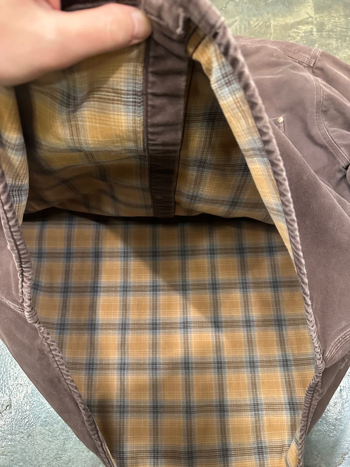 칼하트 워크셔츠 딥브라운 XL 상품이미지6