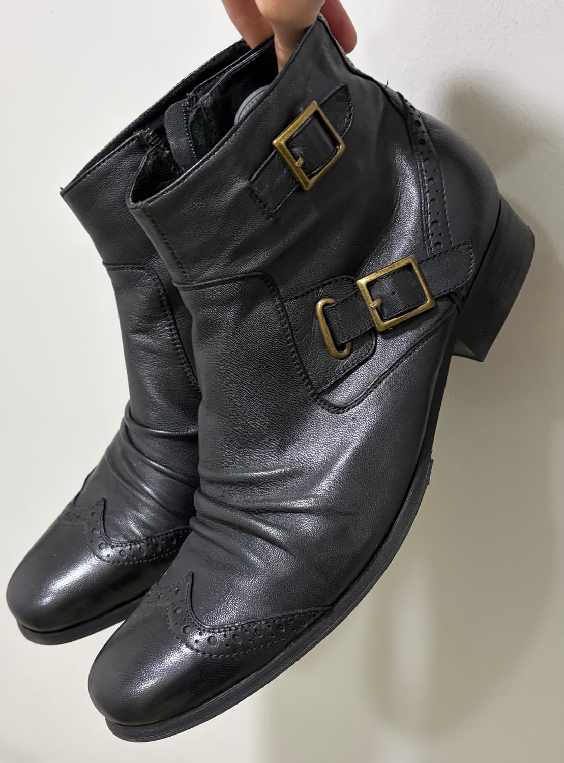 훕데두 주름가공 부츠 상품이미지9