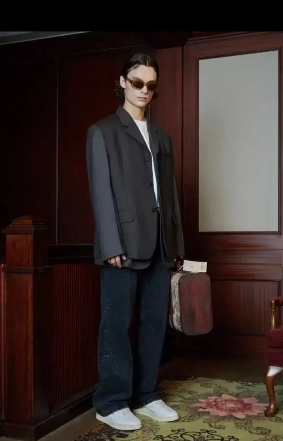 Stu 에스티유 투패널 레이어드 블레이저 L사이즈 상품이미지1