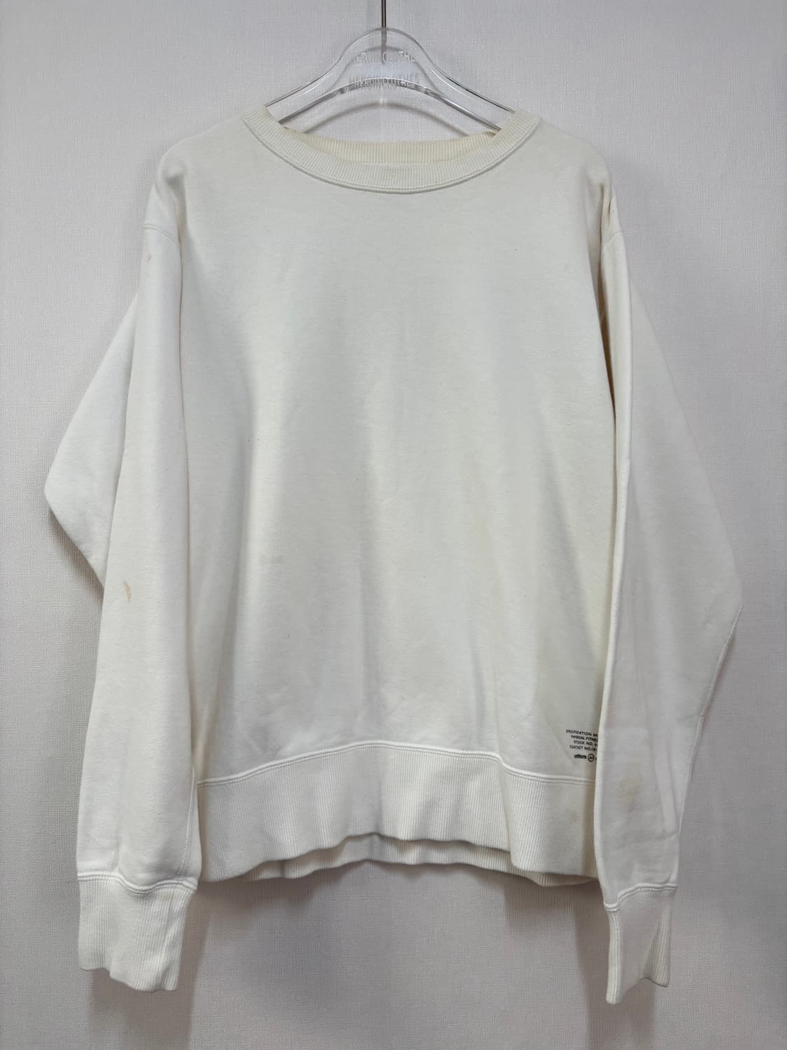 [1] UNIFORM EXPERIMENT CREWNECK  상품이미지1