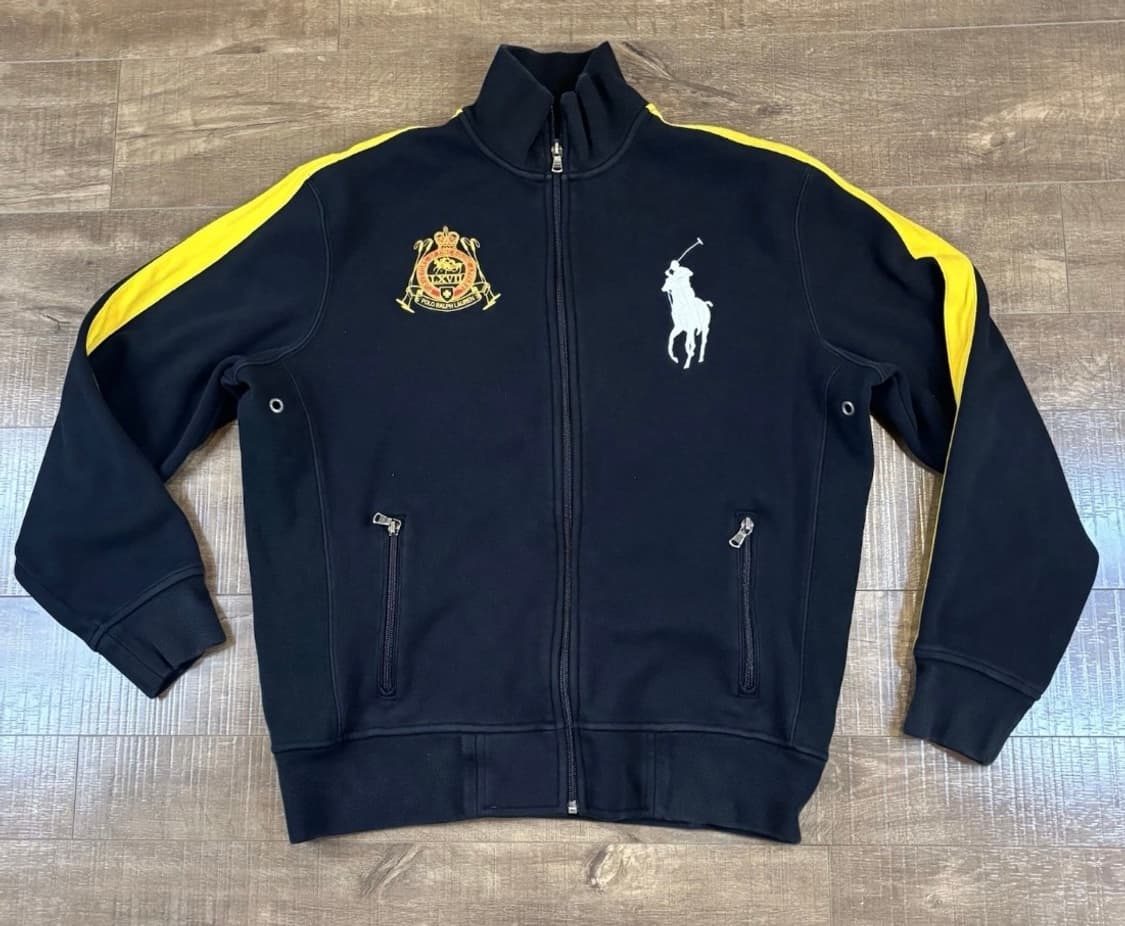 (개급처)폴로 빅포니 금장 블랙 져지 집업 상품이미지1