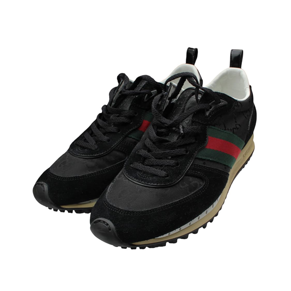 구찌 블랙 구찌시마 남성 스니커즈 38반 상품이미지1