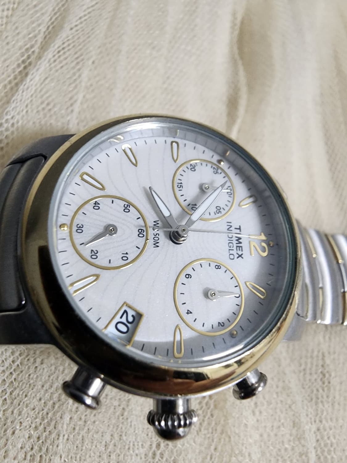 빈티지 00's 타이맥스 (Timex) 인디글로 크로노그래프 공용 상품이미지8