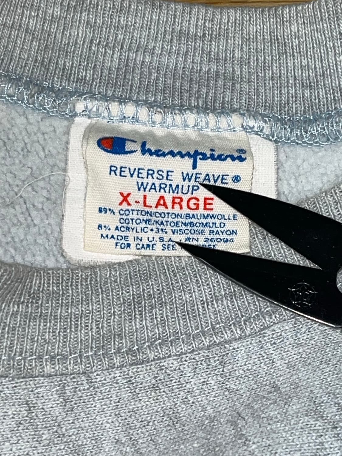 [XL] 80s 빈티지 챔피온 리버스위브 맨투맨 상품이미지4