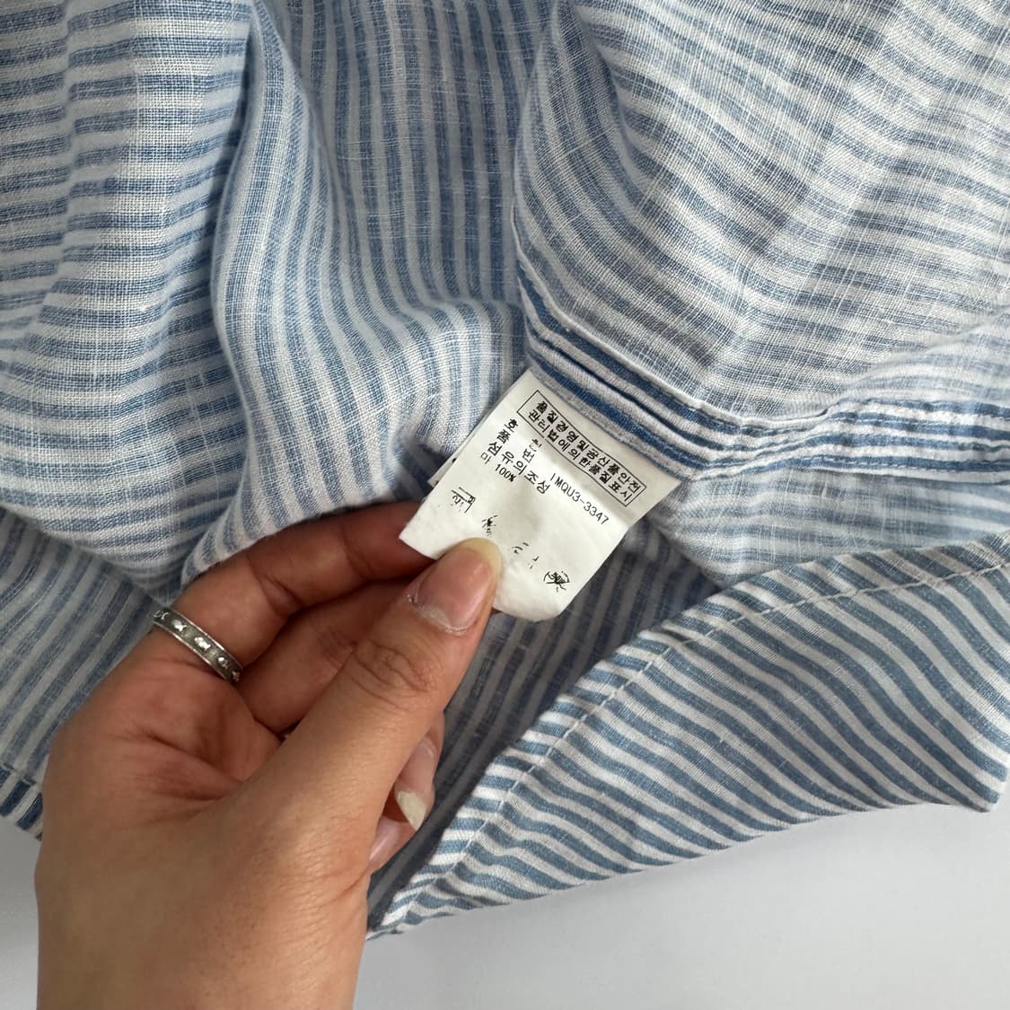 Polo jeans 폴로 진스 투포켓 블루 스트라이프 셔츠  상품이미지6