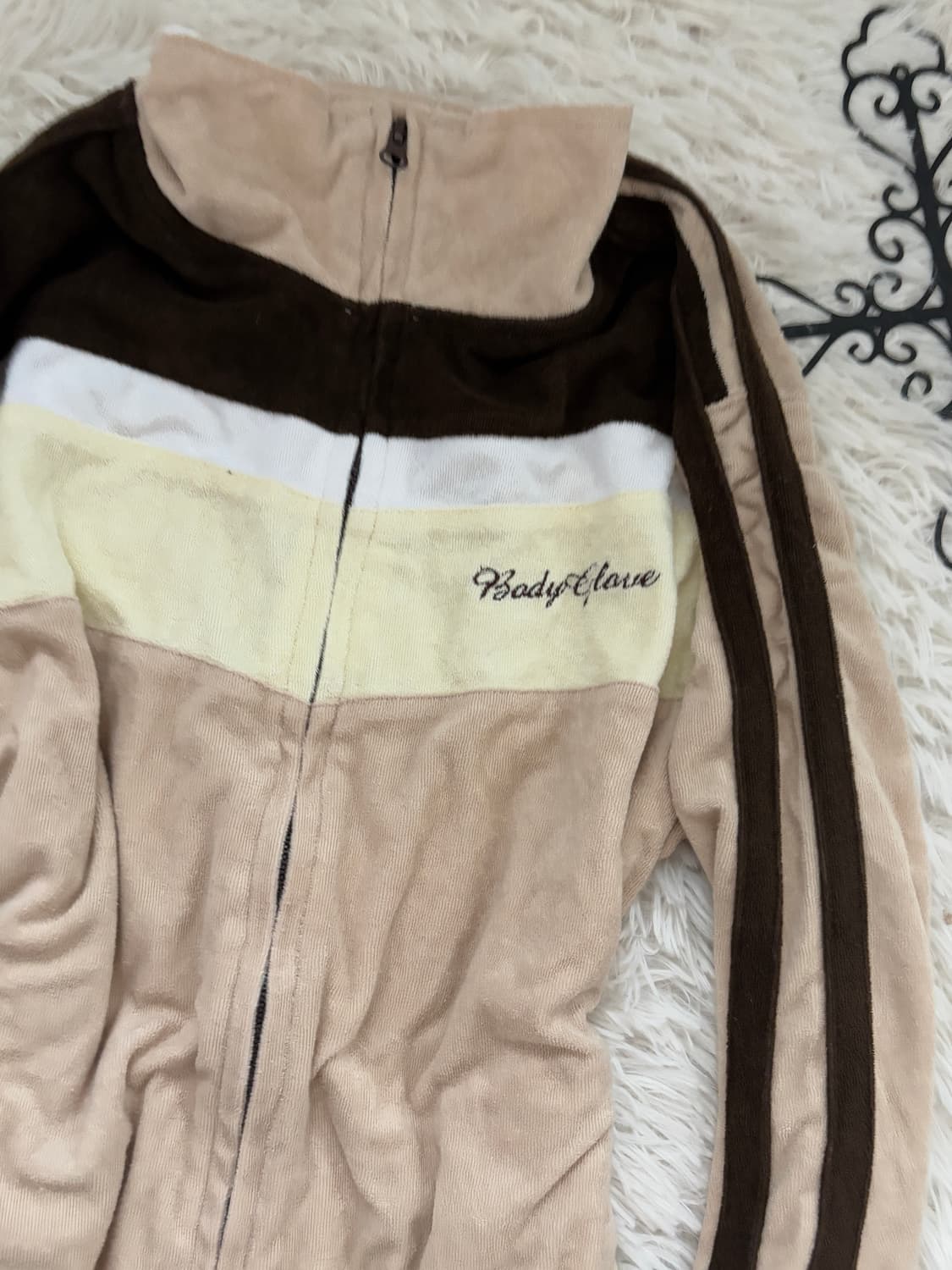 Baby beige lettering point terry jersey 상품이미지5