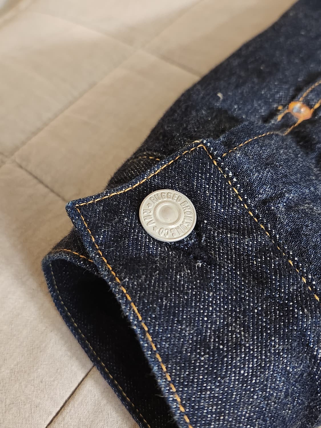 브론슨 817xx 42사이즈 타입2 데님 자켓 상품이미지4