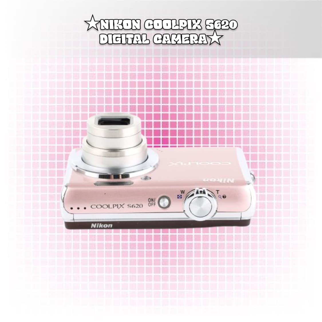 니콘 쿨픽스 s620 빈티지 레트로 디카 핑크 상품이미지5