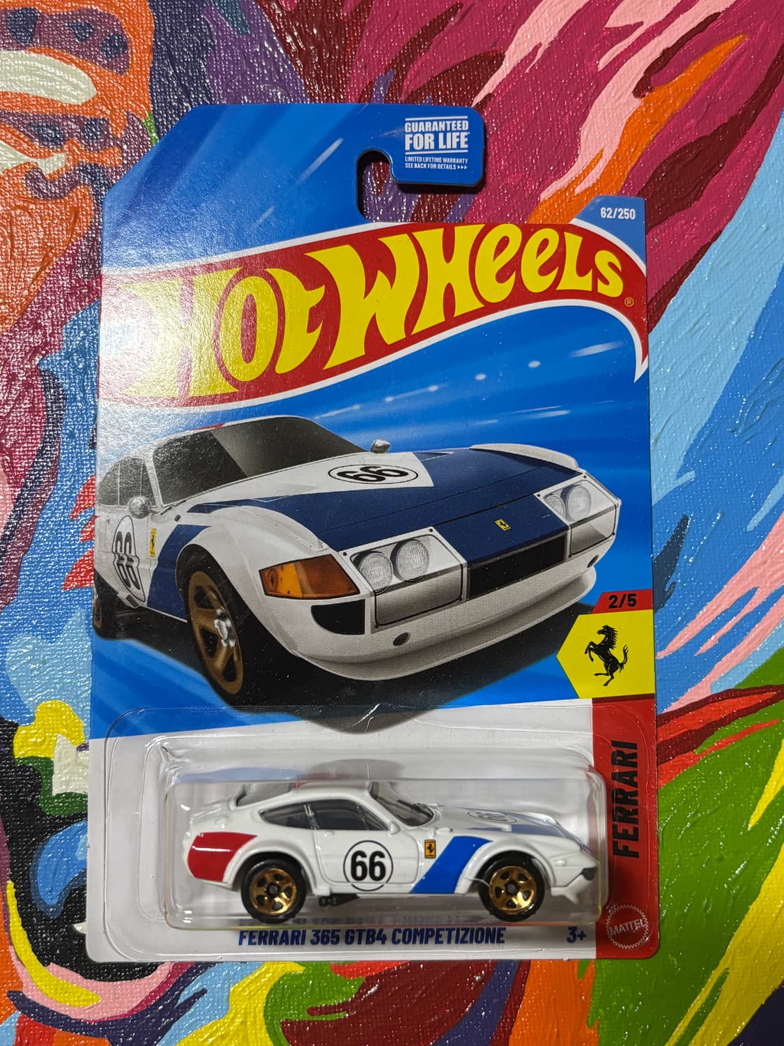 미개봉) 페라리 365 GTB4 컴페티치오네 다이캐스트 핫휠 인테리어소품 상품이미지1