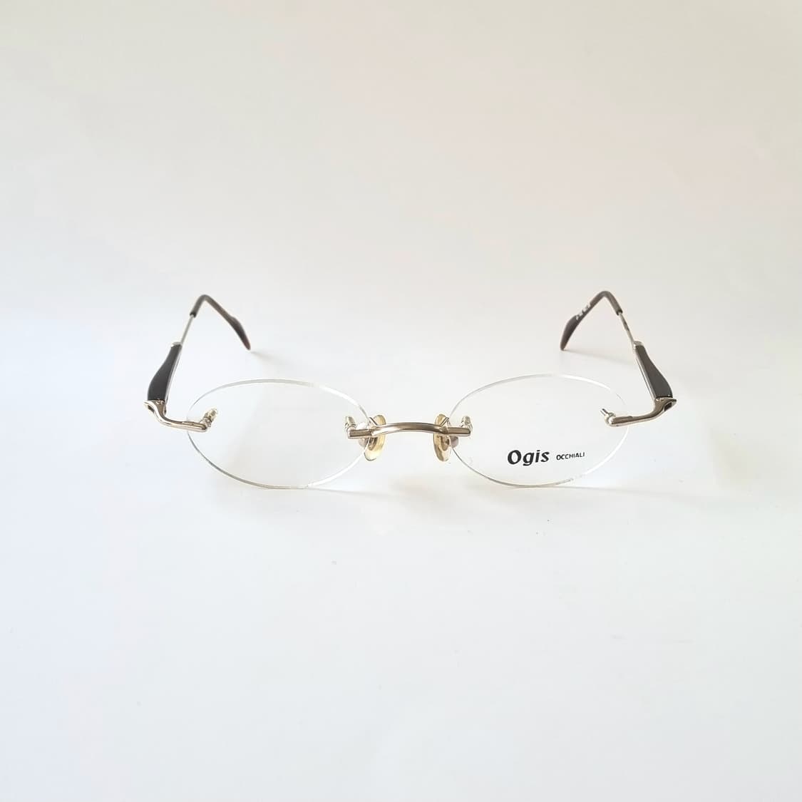 데드스탁 빈티지 오벌 무테 안경테 567 상품이미지3