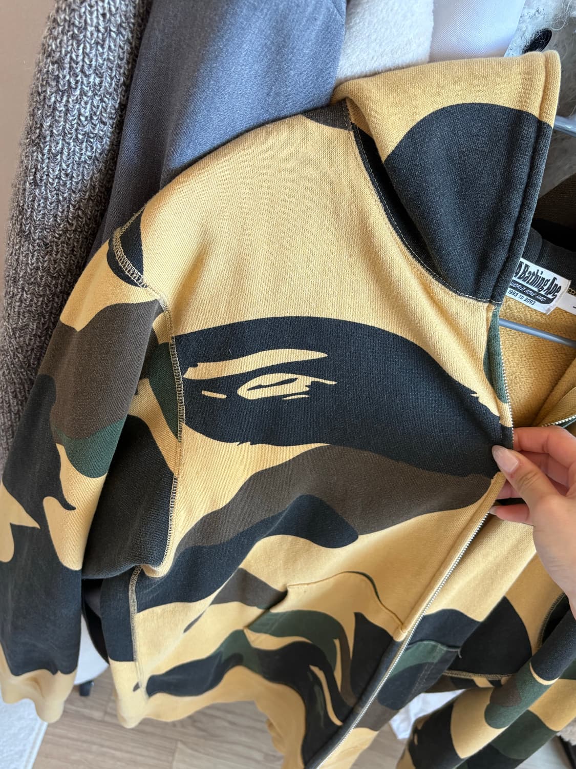 베이프 황계 후드집업 상품이미지5