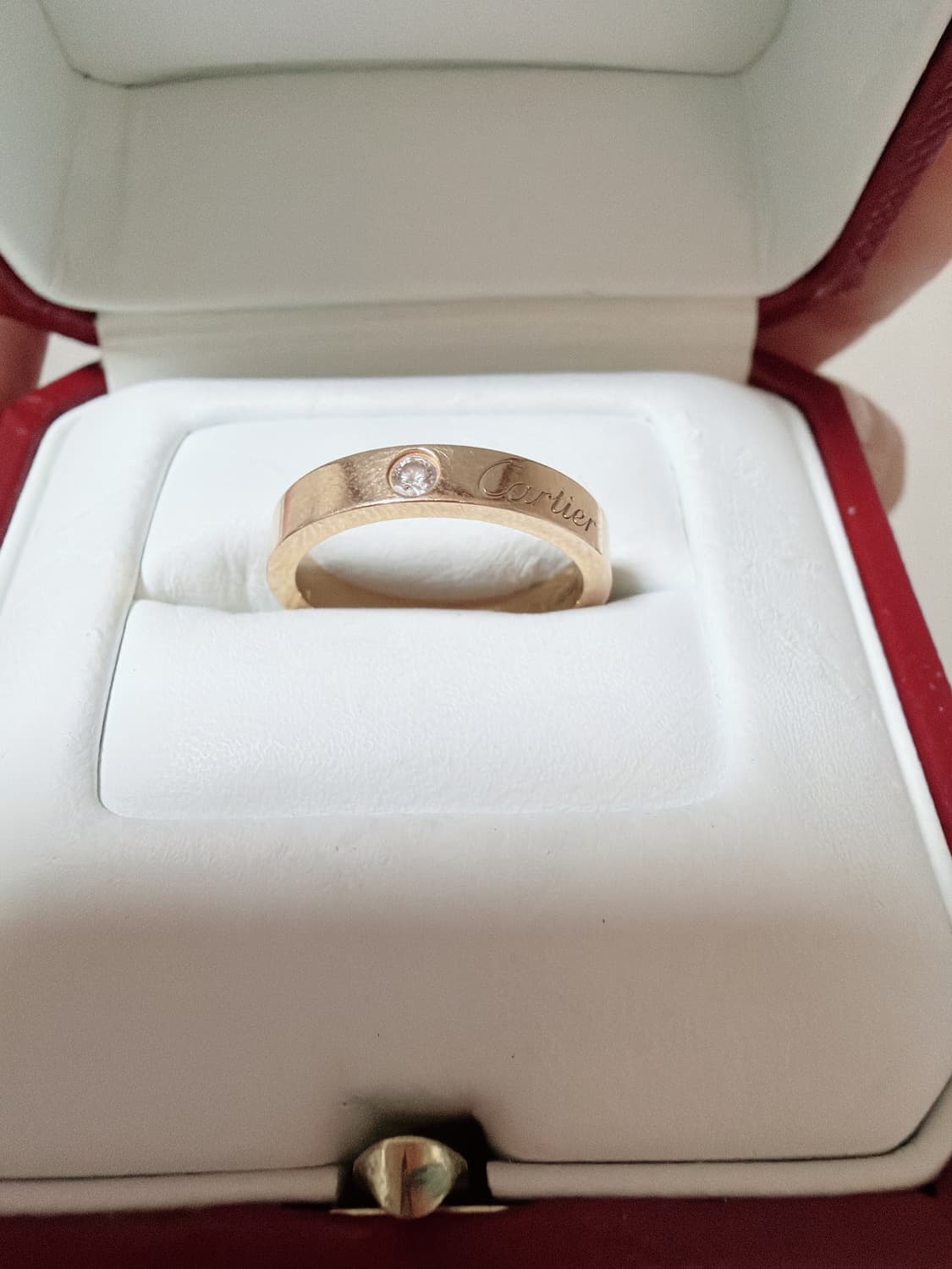 까르띠에 c드 1다이아 웨딩링 핑크골드 47호 상품이미지3