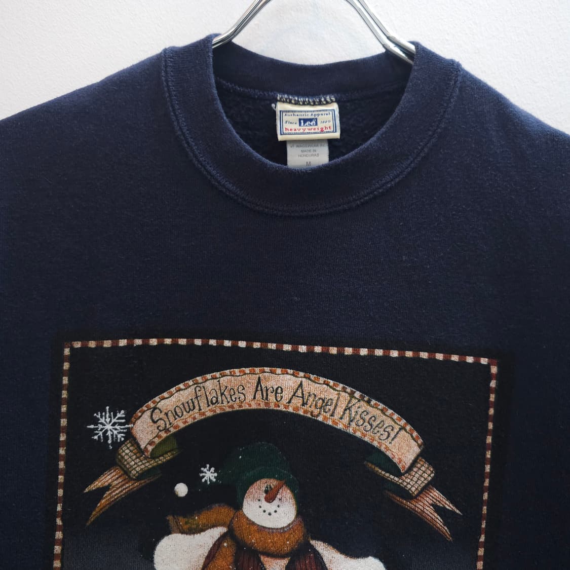 00's Lee 헤비웨이트 스노우맨 맨투맨 기모 상품이미지2