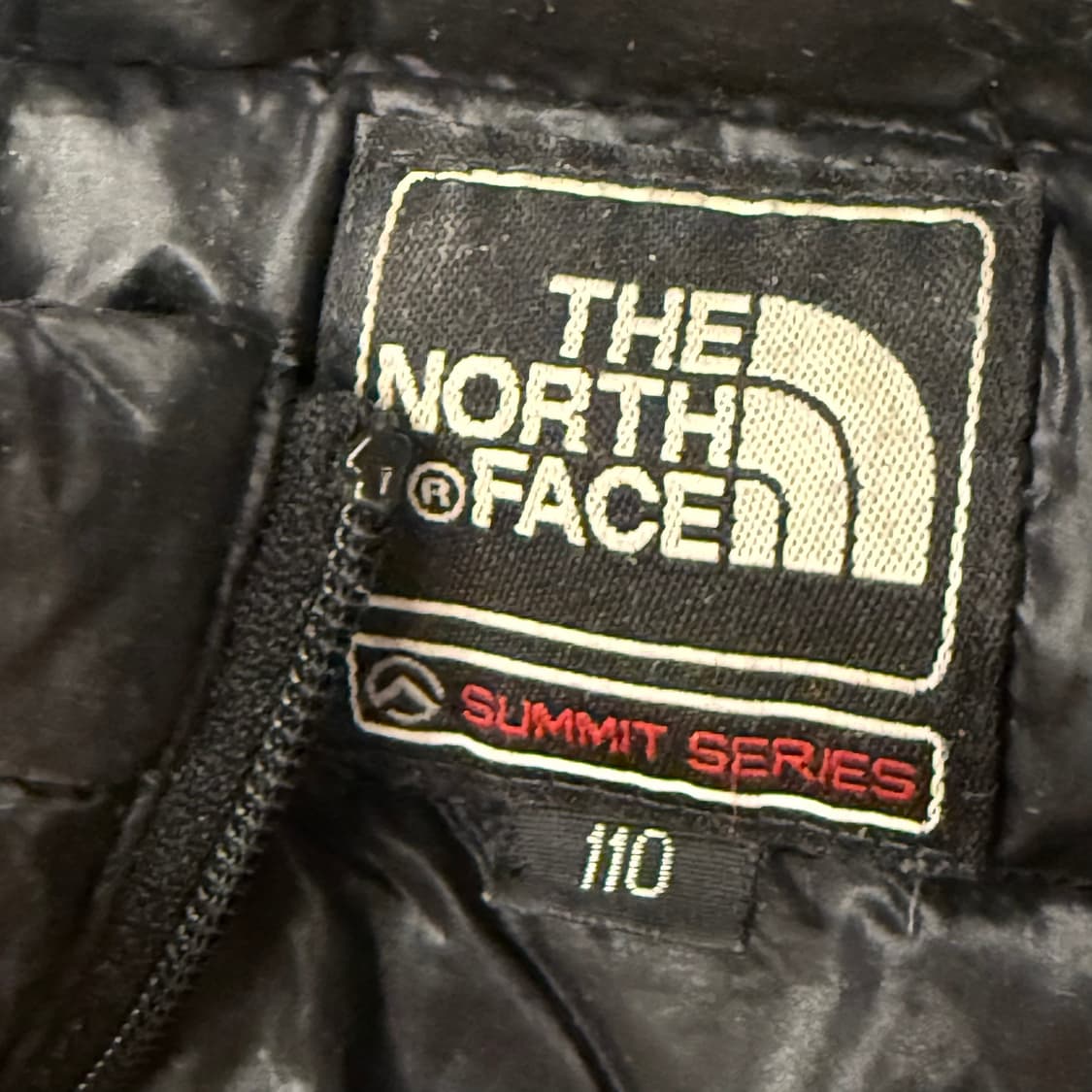 [정품/110] 노스페이스 블랙 패딩 자켓 b14 상품이미지5