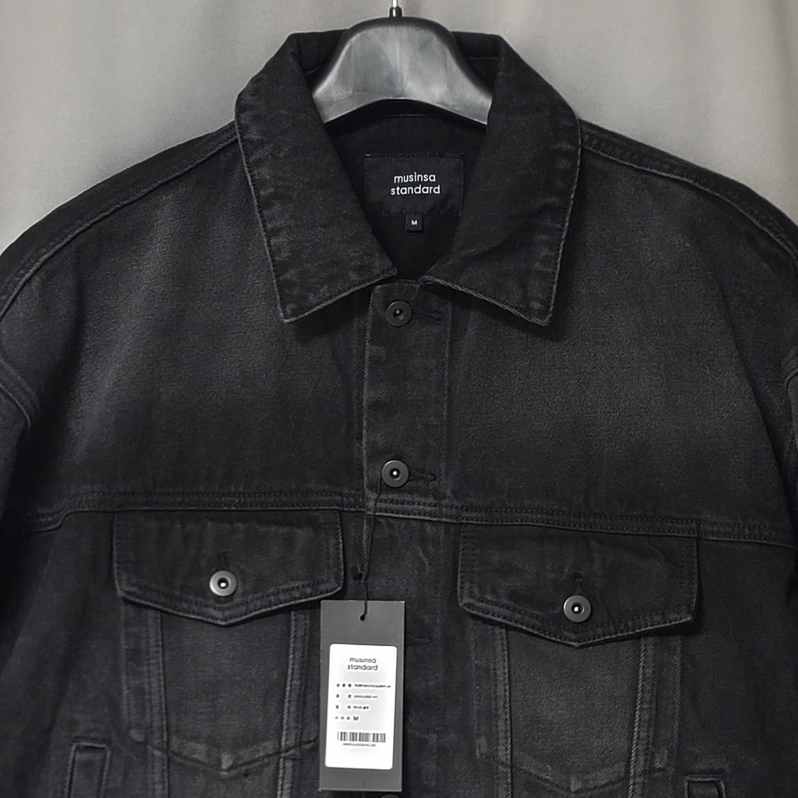 무신사스탠다드 엑스트라 오버사이즈 데님자켓 M 상품이미지3