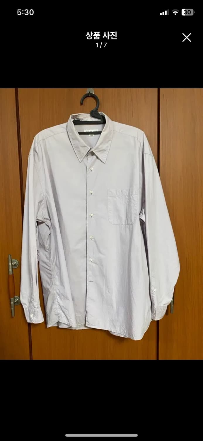 [THOMAS] 토마스모어 페이퍼셔츠 L사이즈 상품이미지1