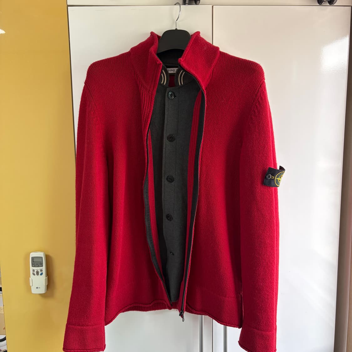 빈티지 스톤아일랜드 도킹 니트집업 상품이미지2