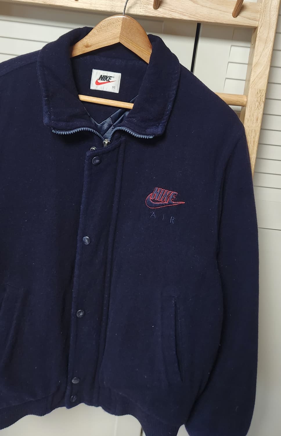 나이키 빅로고 올드스쿨 모직 빅로고 점퍼 자켓 상품이미지6