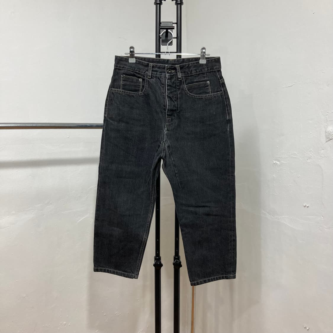 릭오웬스(Rick Owens) 다크 가먼트 워시드 크롭 데님 팬츠 상품이미지5