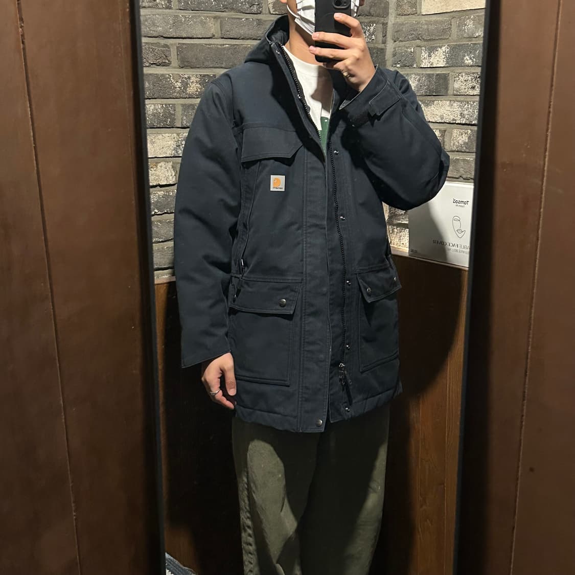 S) 칼하트 신슐레이트 레인디펜더 자켓 점퍼 상품이미지10