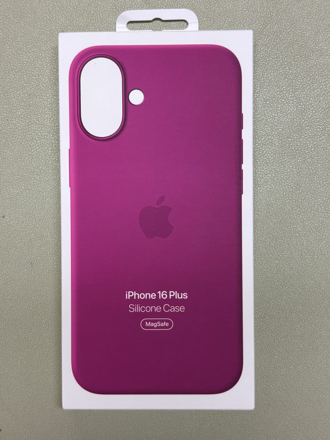 [미개봉] 애플 정품 실리콘 케이스 아이폰 16 플러스 후크시아   상품이미지2