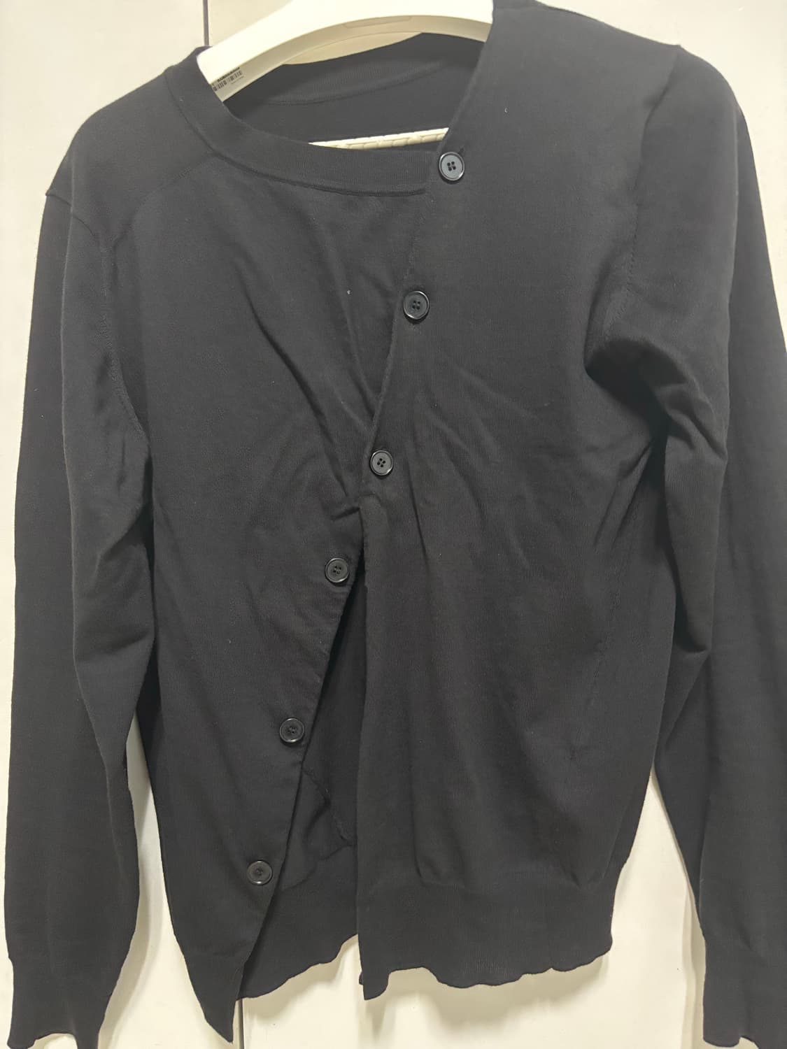 누마레 ee 2 WAY CARDIGAN BLACK 상품이미지1