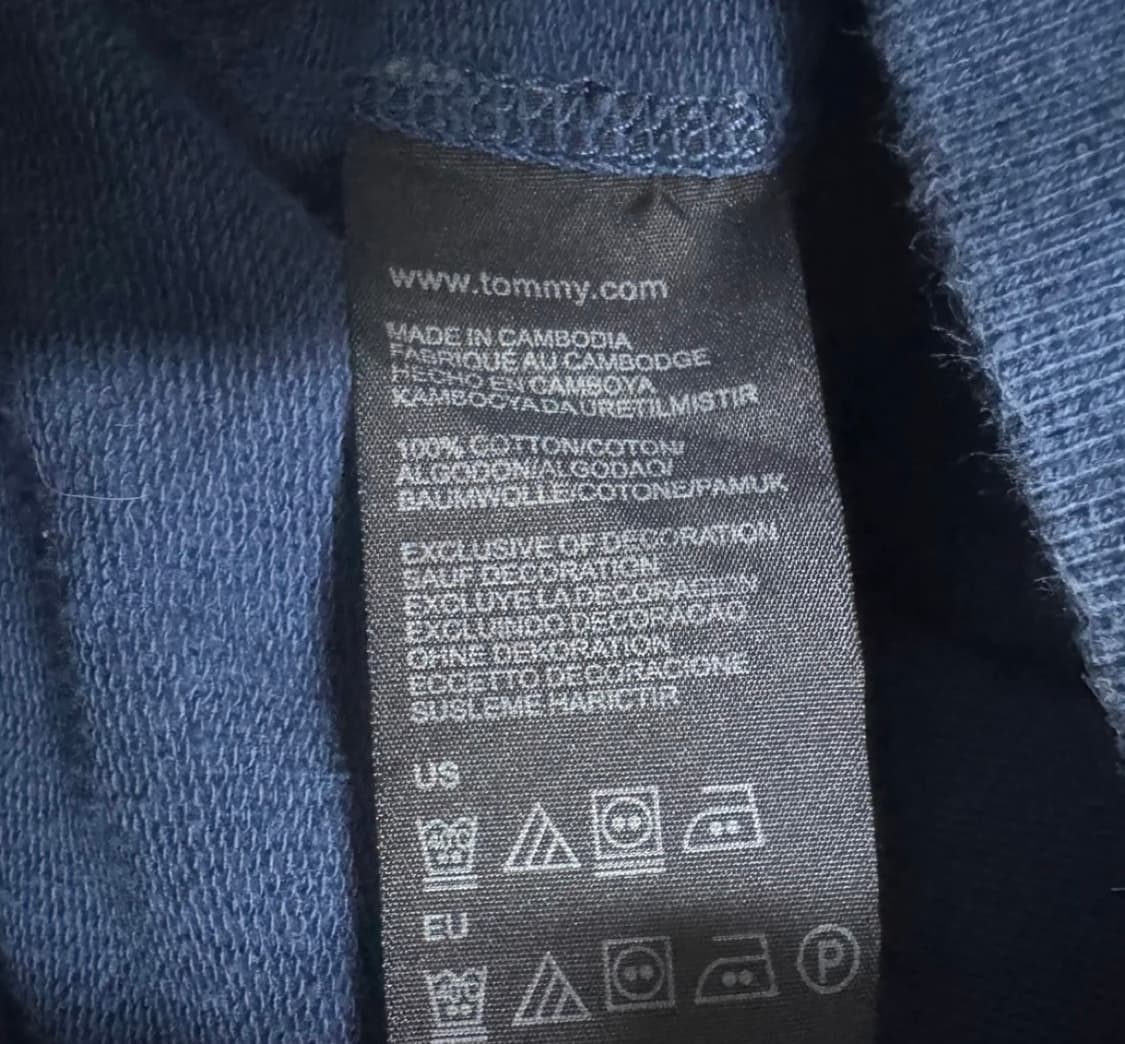 타미힐피거 블루 맨투맨 상품이미지8
