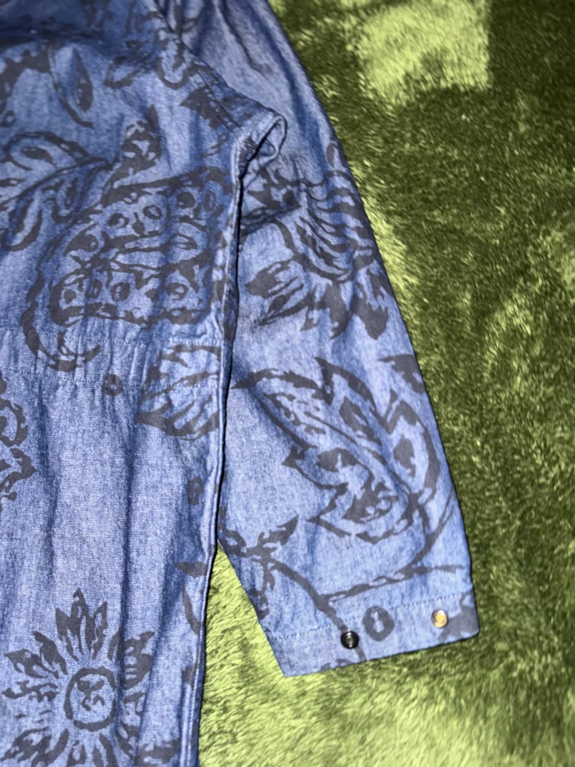 [XL] 엔지니어드 가먼츠 8온스 데님 하이랜드 파카 플로랄 인디고 상품이미지9