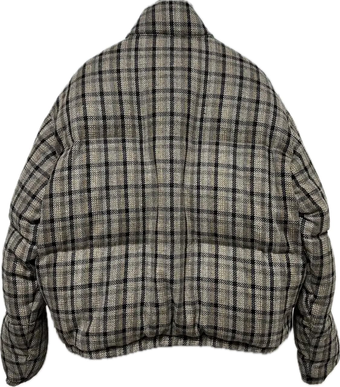 [M] 22FW STU 덕 다운 숏 자켓 멀티 체크 상품이미지3
