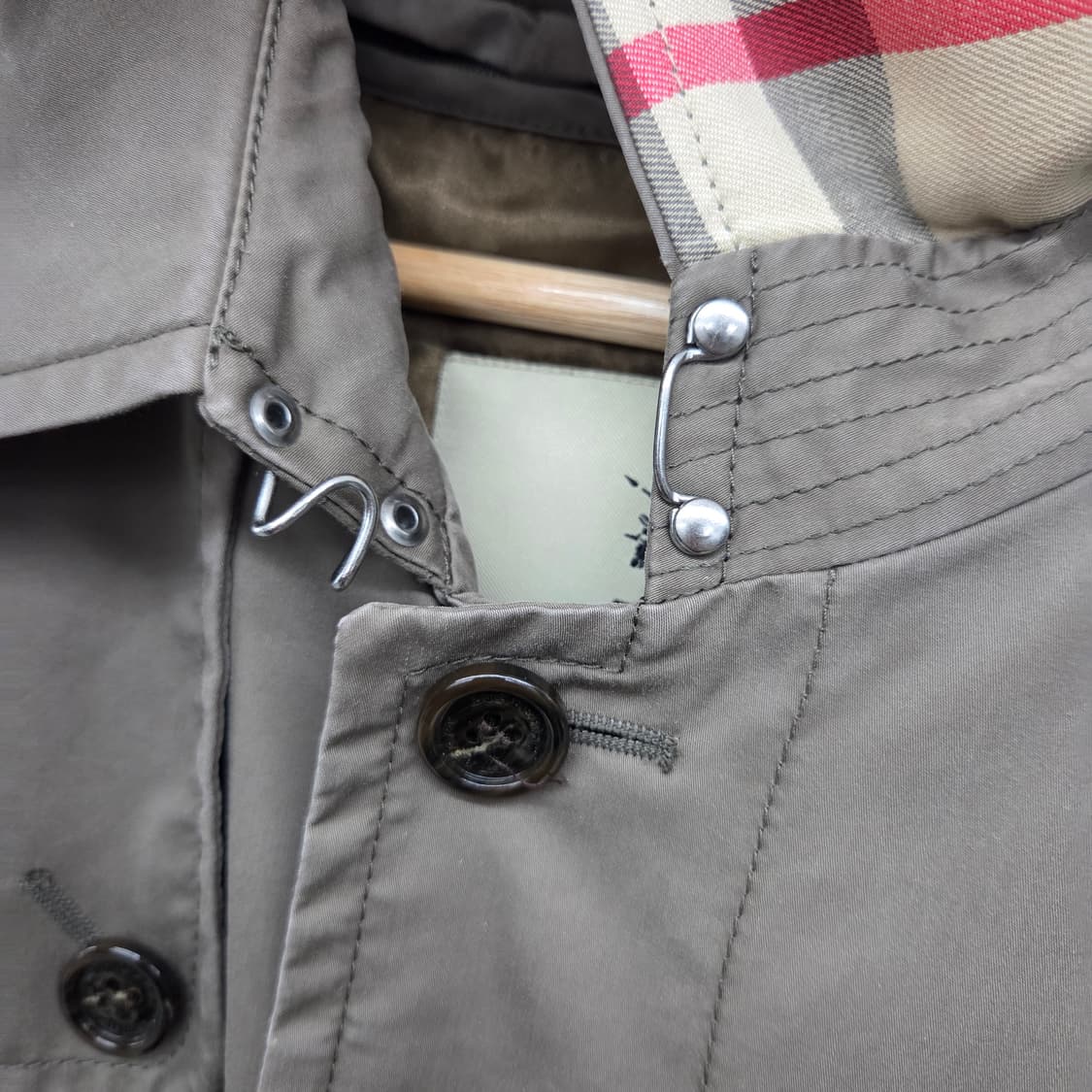 버버리 카키색 트렌치 코트 남성L 상품이미지4