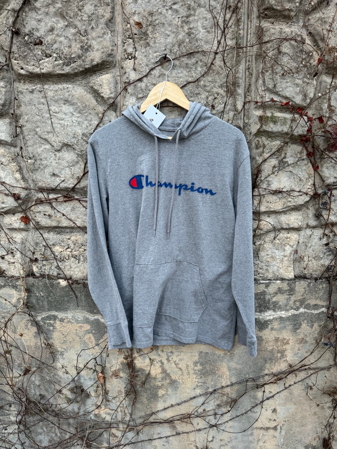 챔피온 빈티지 로고 롱슬리브 후드 후드티 맨투맨 상품이미지1