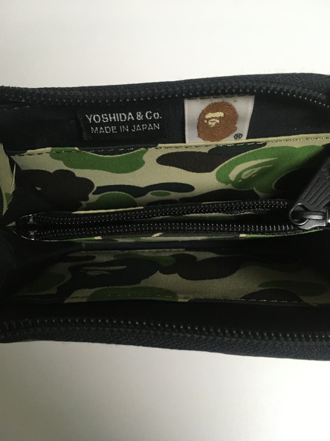 베이프 X 포터 지갑 카모 월렛 그린 상품이미지6