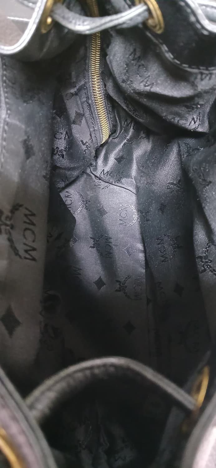 MCM 블랙 가죽 백팩  상품이미지10