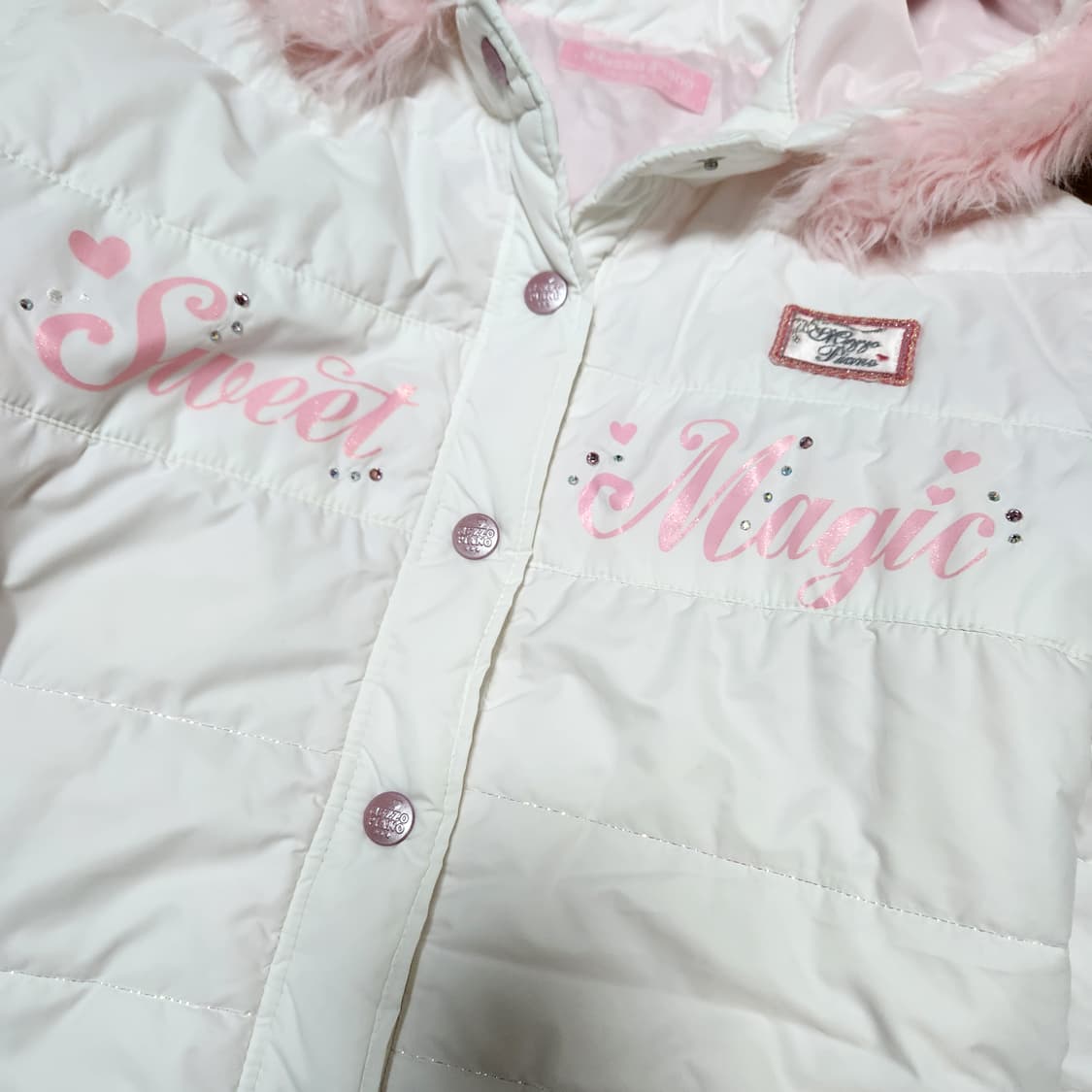 완전 급전 할인 메조피아노 히메갸루 갸루 패딩 딸기우유 상품이미지1