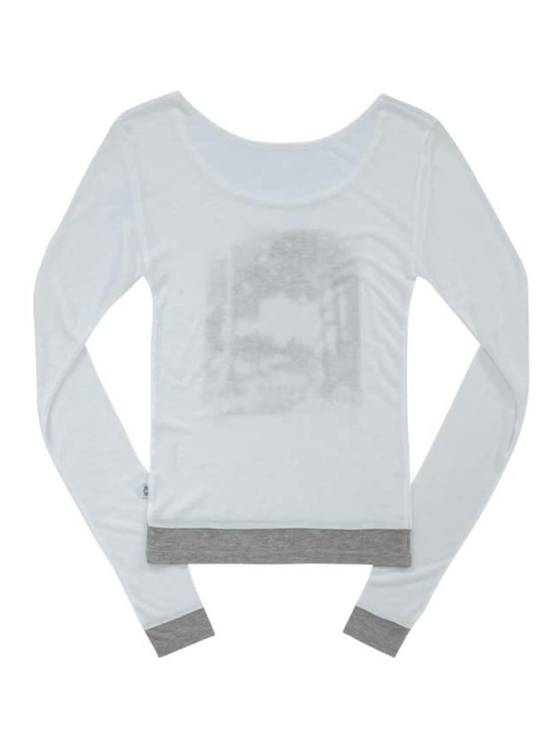 애즈온 FOREST LAYERED T / WHITE 상품이미지2