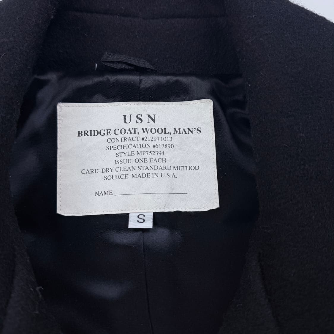 90s 미해군 USN 10버튼 피코트 상품이미지4