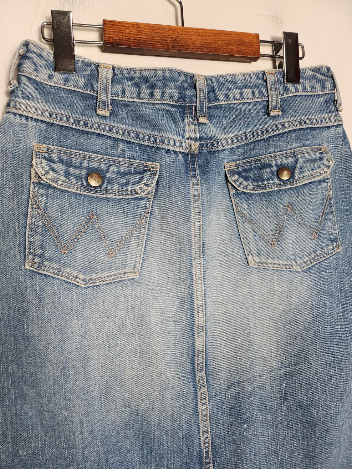 랭글러 빈티지 데님 스커트 상품이미지5