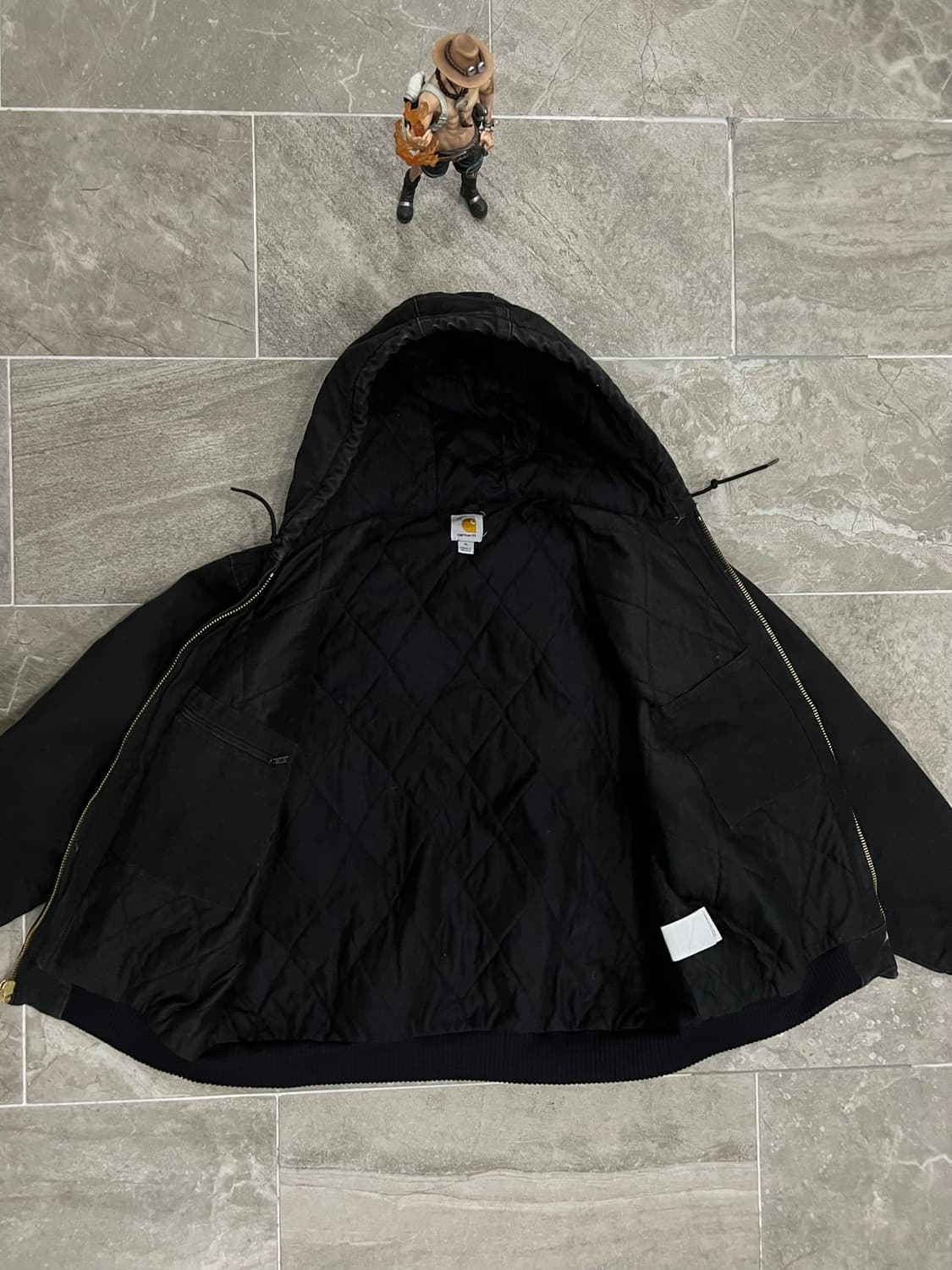 (XL) 칼하트 덕 액티브 후드자켓 J130 BLK 블랙 상품이미지3